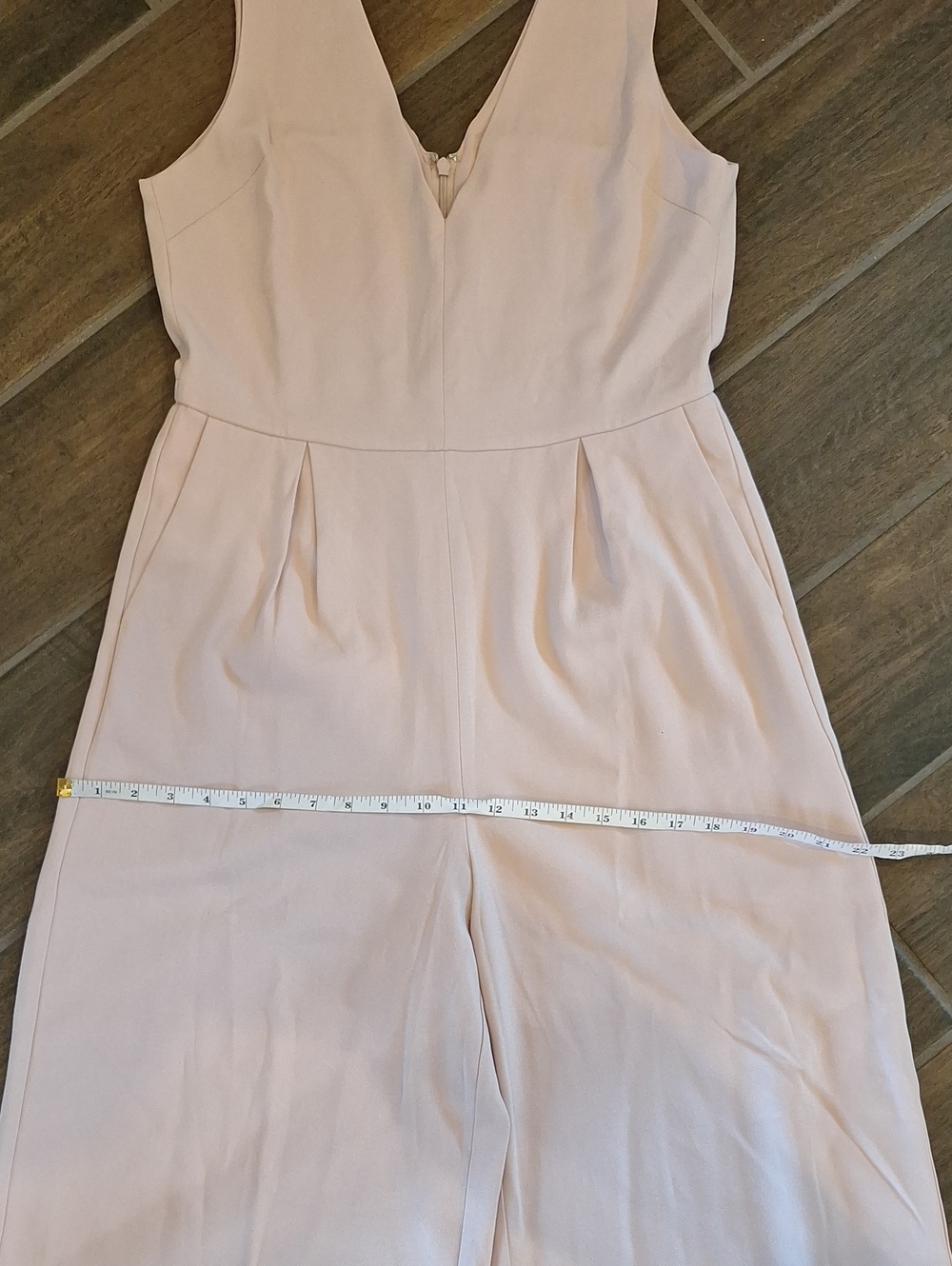 Aritzia Babaton Marcus Jumpsuit Pale Pink Camille Sleeveless Wide Leg Cropped 10 - Picture 5 of 11